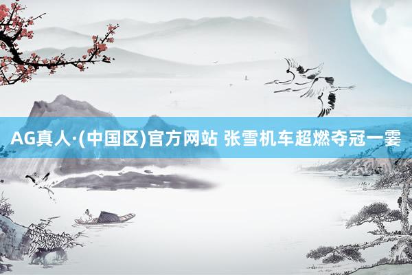 AG真人·(中国区)官方网站 张雪机车超燃夺冠一霎