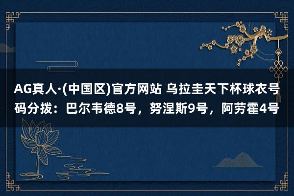 AG真人·(中国区)官方网站 乌拉圭天下杯球衣号码分拨:巴尔韦德8号,努涅斯9号,阿劳霍4号
